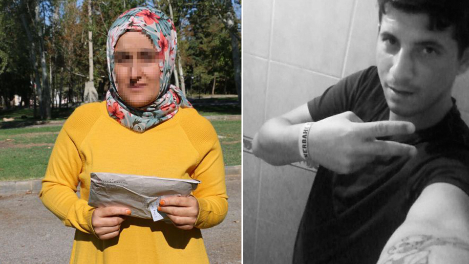 Eşine karşı kendisini savundu perişan oldu!