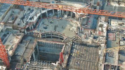 Sahne göründü! İnşaat son hız sürüyor