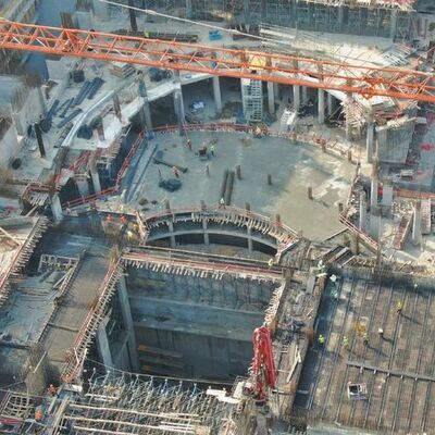 Sahne göründü! İnşaat son hız sürüyor