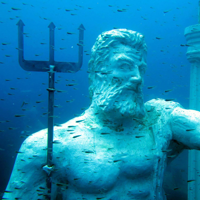 Su altında bulundu!