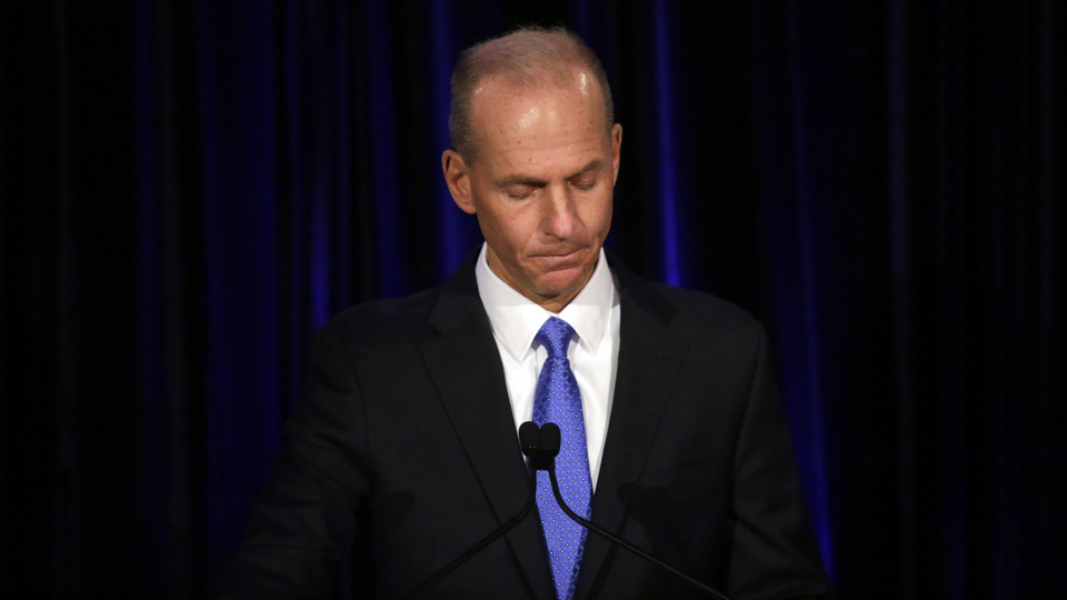 Boeing CEO'suna bu yıl prim yok