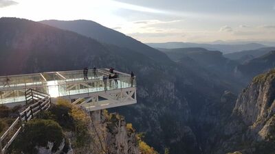 450 metreden görsel şölen