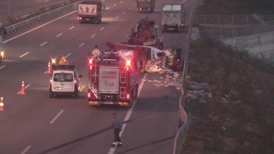 Riva Kavşağı'nda feci kaza: Yaralılar var