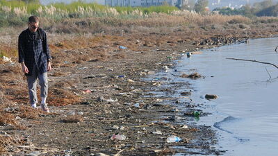 İzmit'te su kuşlarının göç yolu kirlendi
