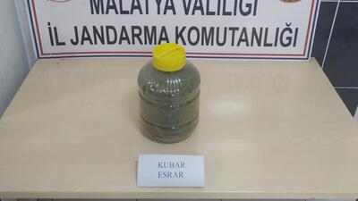 Turşu bidonunda esrar