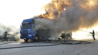 Suriyeli çocuklara giden 12 ton oyuncak kül oldu