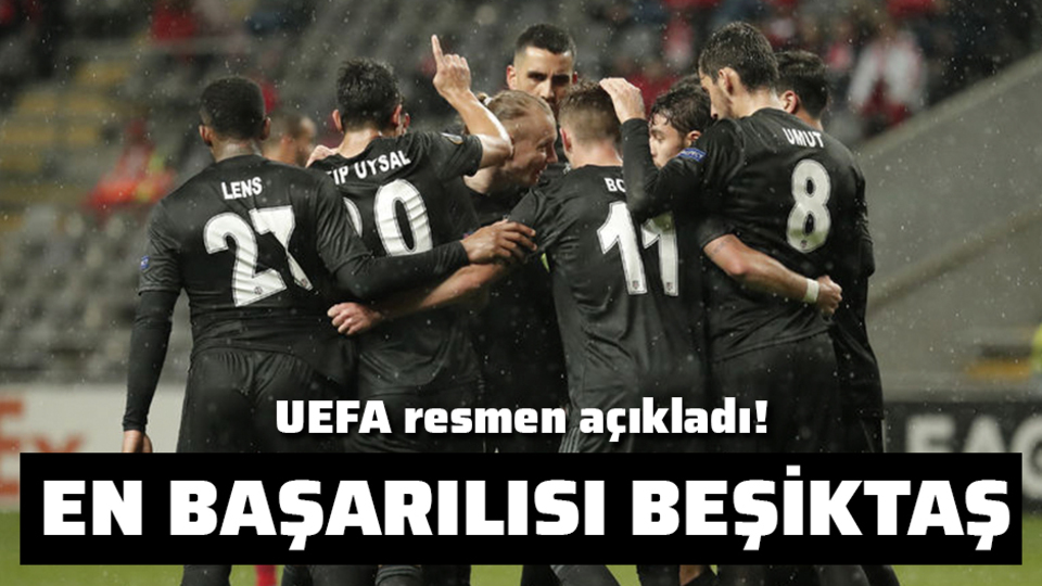 UEFA resmen açıkladı! En başarılısı Beşiktaş