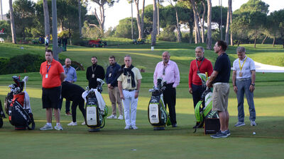 Ünlü golfçülerden Atatürk'e saygı