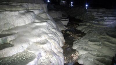 Yer altındaki gizli Pamukkale!