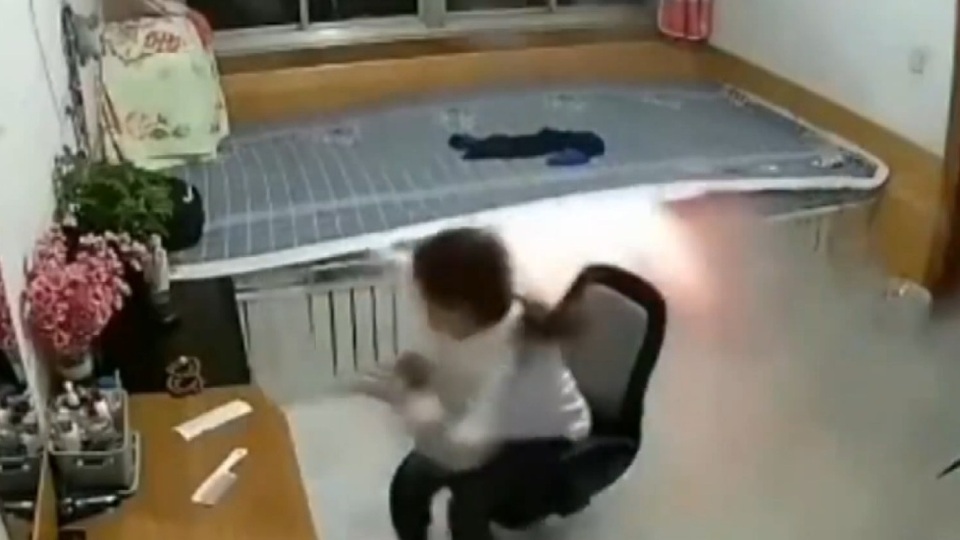 Çin'de görünmez kaza