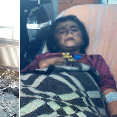 Şerife'yi alevlerden komşuları kurtardı!