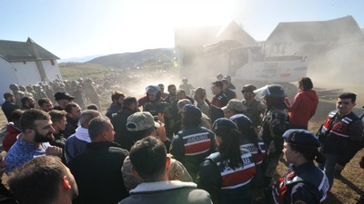 Trabzon'da yıkım gerginliği