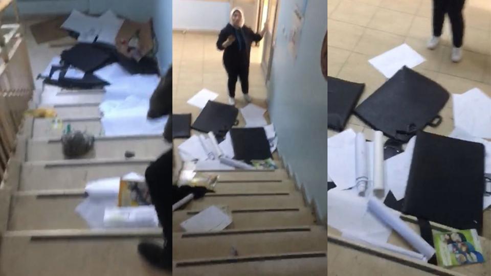 Okulda tuhaf hareket!