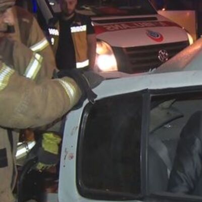 Feci kazada 3'ü de sıkıştı