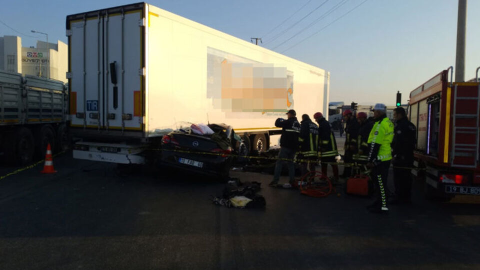 Çorum'da korkunç kaza