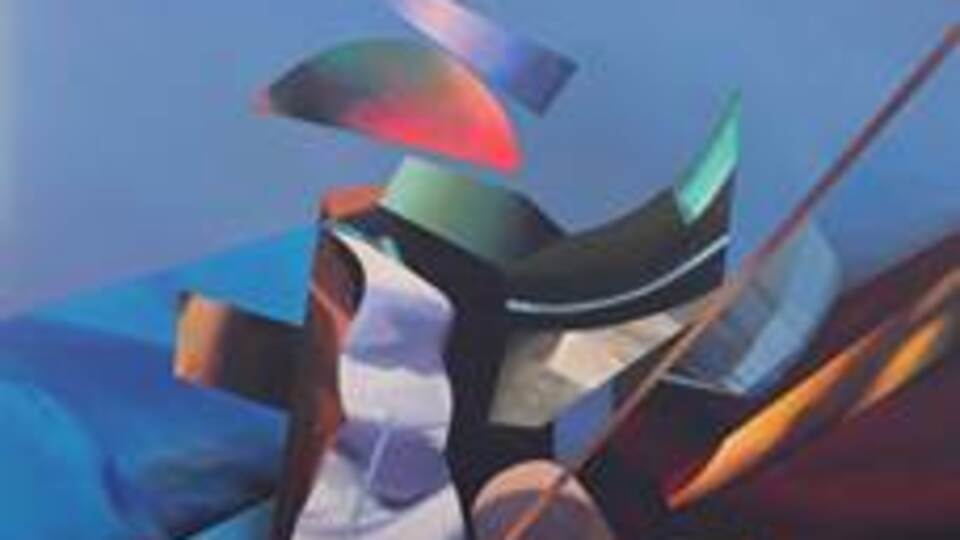 'Soyut Somut Sentezi Resimler'