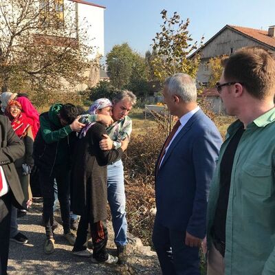 Anne bahçede felakete tanık oldu!