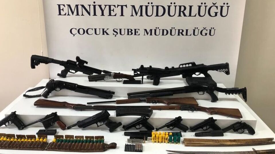 Çocuklara silahla atış yaptıran şüpheli yakalandı