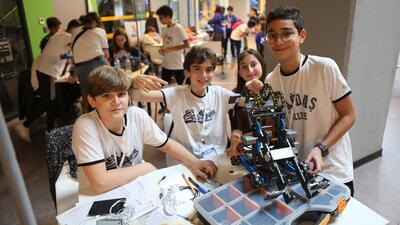 Guiness'e giren robot yarışması Türkiye'de