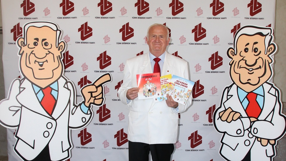 Böbrek dede çocuklara sağlıklı beslenmeyi anlatacak