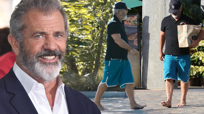 Çıplak ayaklı Mel!