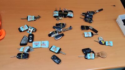 Beyoğlu'nda değnekçilere suçüstü