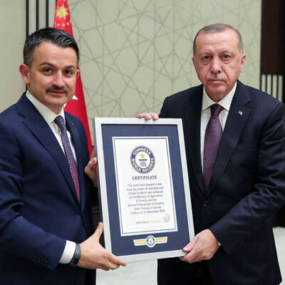 Rekor kırılmıştı! Belgesi verildi