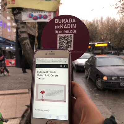 Kadın cinayetlerine "dijital karanfil"