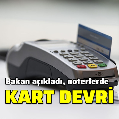 Noterde kredi kartı dönemi