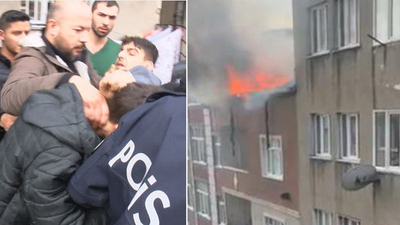 Yangında hırsızlığa linç girişimi!