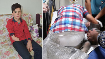 Nurettin'in kol protezi için yardım