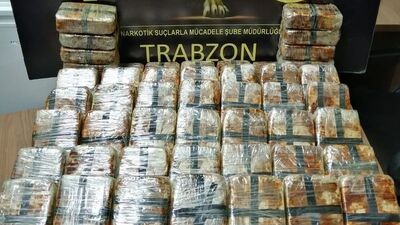 Trabzon'da ele geçti: 26 kilo