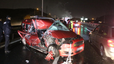 Kocaeli'de feci kaza! 1 ölü, 5 yaralı