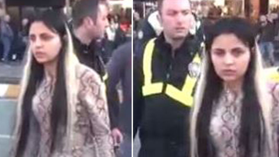 Fas uyruklu kadın Taksim'i birbirine kattı!