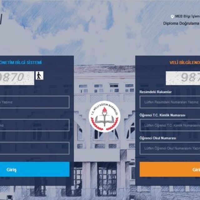 E-okul öğrenci giriş sayfası 2019-2020