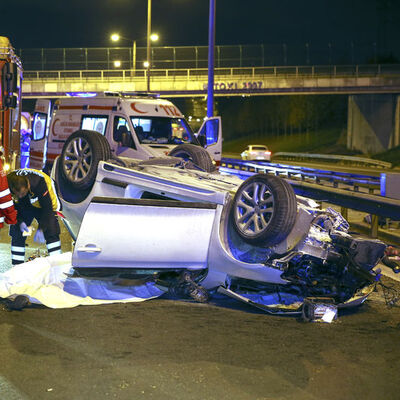 İstanbul'da korkunç kaza!