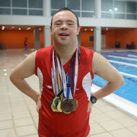 Down sendromlu yüzücü olimpiyatı istiyor