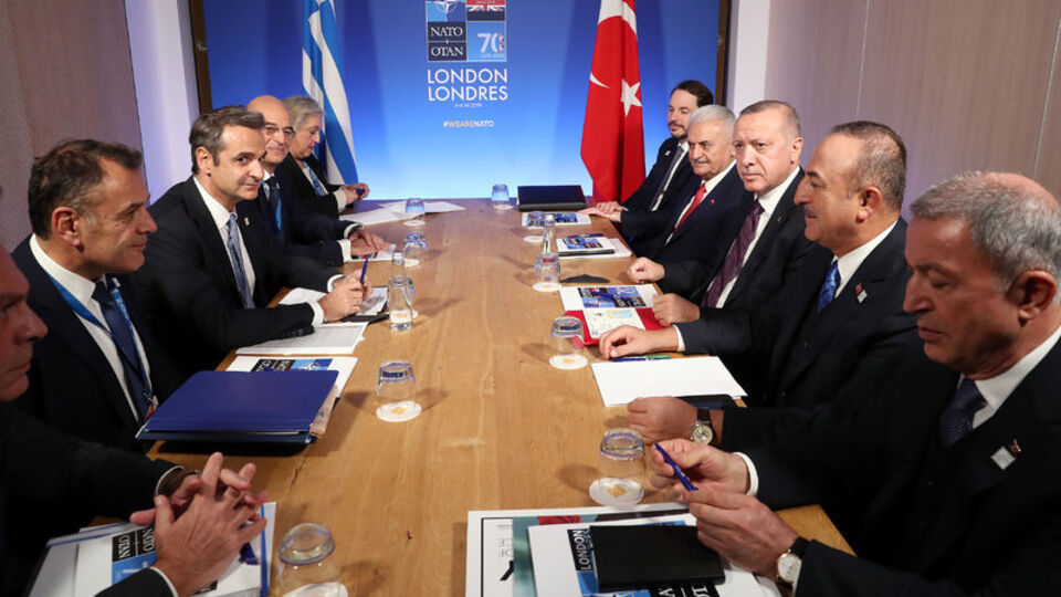 Erdoğan, Miçotakis ile görüştü