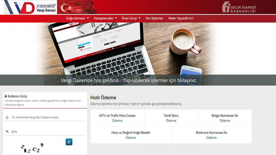 Engellilere vergi dairelerine gitmeden işlem yapma imkanı