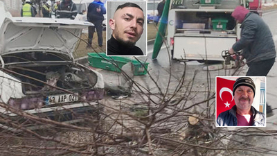 Dalları temizliyordu! Korkunç tesadüf!