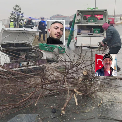 Dalları temizliyordu! Korkunç tesadüf!