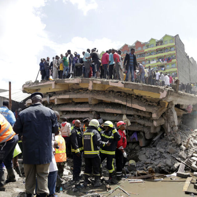 Kenya'da 6 katlı bina çöktü