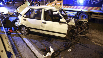 Şişli'de trafik kazası! 1'i ağır 2 yaralı