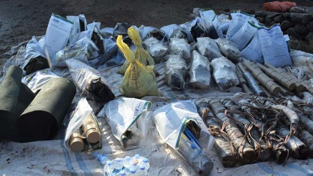 Diyarbakır'da PKK'nın cephanesi ele geçti!