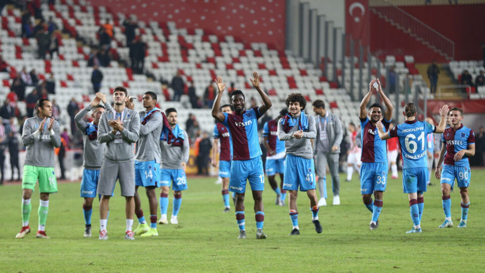 Trabzonspor deplasmanda başka