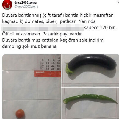 İnternet muzla yıkıldı!