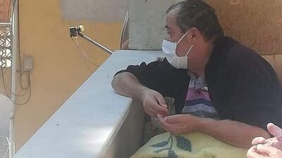 O baba, oğlunun acısına dayanamadı!