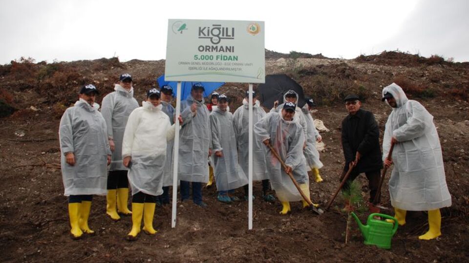 5 bin ağaçlık ormanın tohumlarını attı