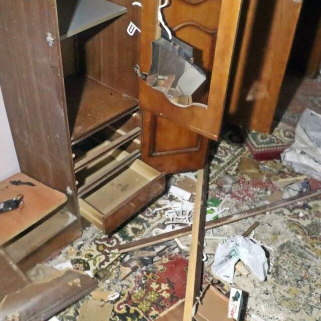 Antalya'da eve yıldırım düştü!