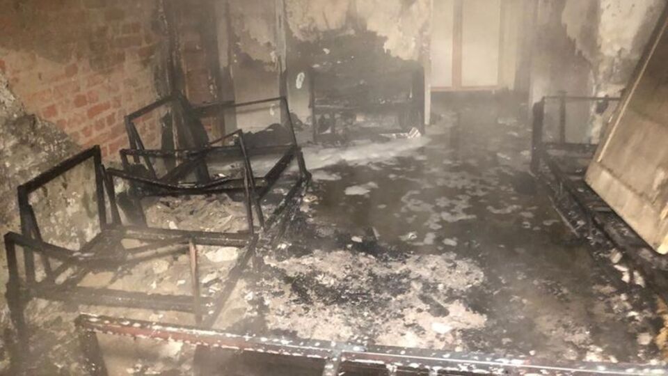 Ankara'da bir ev kül oldu: 1'i ağır, 3 yaralı